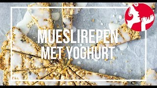 Mueslirepen met yoghurt  OhMyFoodness [upl. by Dee]