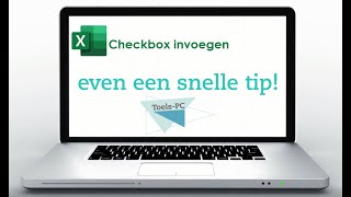 Snelle Korte Tip checkbox in je werkblad [upl. by Buskirk]