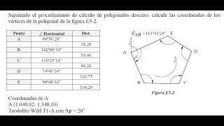 POLIGONALES CERRADAS TOPOGRAFIA [upl. by Nady139]