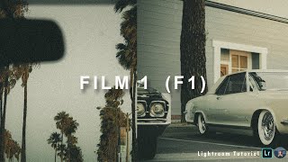 Film 1 F1  REUPLOAD VIDEO  Free Lightroom Preset  Free DNG [upl. by Enicnarf]