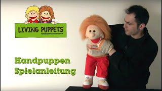 Puppenspiel Tutorial 2  KlappmaulHandpuppen Spielanleitung  Living Puppets [upl. by Atina]