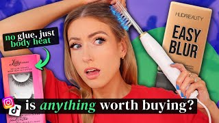 I Bought EVERY Viral Beauty Product whats actually worth the hype [upl. by Akitan285]