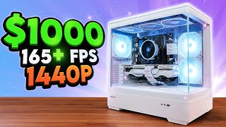 The BEST 1000 Gaming PC Build in 2024 [upl. by Myra]