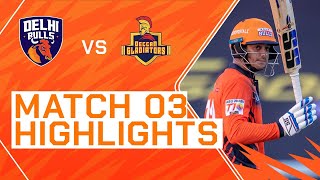 2023 Abu Dhabi T10 Match 3 Highlights Delhi Bulls vs Deccan Gladiators  Season 7 [upl. by Netsryk]