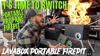 New LavaBox FirePit Ammo Can  Best Smokeless Propane FirePit [upl. by Anidan]