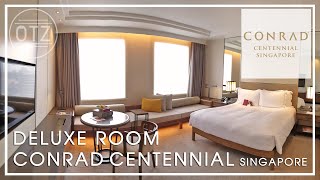 Conrad Centennial Singapore  Deluxe Room Review [upl. by Ehtiaf439]