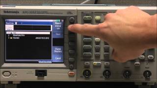 How to Save and Recall AFG3000 Arbitrary Waveforms [upl. by Nicoline15]