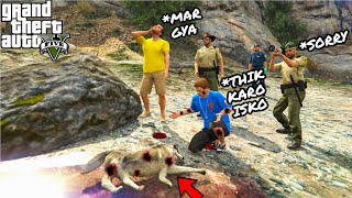 JIMMY DOG DIED  GTA 5 😱 [upl. by Intyre]