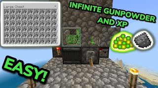 120 CREEPER FARM TUTORIAL in Minecraft Bedrock MCPEXboxPS4Nintendo SwitchPC [upl. by Enoid]