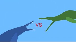 Mosasaur vs Pliosaur [upl. by Oicanata]