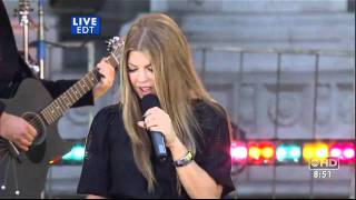 Fergie  Big Girls Dont Cry Live HQ good morning america 052507 [upl. by Finbur]