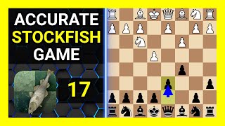 Accurate Stockfish 17 Chess Game Sicilian Defense OKelly Variation Venice System [upl. by Frohman541]