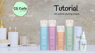 Tutorial gebruik van onze Amazing Curls All in One Styling Cream NL [upl. by Enirbas]