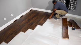 How to Install Laminate Flooring for beginners [upl. by Arick77]