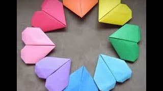 Kako napraviti srce od papiraHow to make origami heart [upl. by Aemat33]