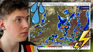 So geht es weiter Anhaltender Regen und weitere Gewitter erwartet☔⚡ [upl. by Niraa]