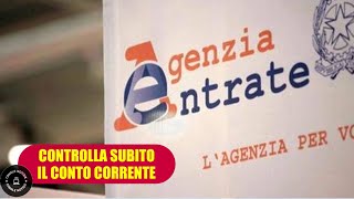 Controlla subito il tuo conto corrente regalo di Natale dallAgenzia delle Entrate [upl. by Aneehsal]