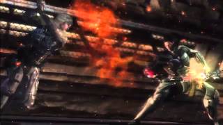 Metal Gear Rising Revengeance  Jetstream Sam First Boss Fight [upl. by Aitan]