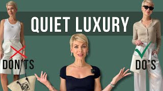 Quiet Luxury Outfits Dos and Donts  How to Look Elegant Comfortable and Effortlessly Chic [upl. by Mor]