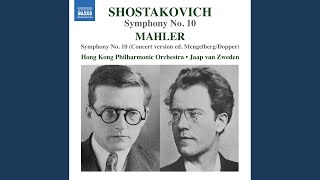 Symphony No 10 in F Sharp Minor  I Adagio Concert Version ed W Mengelberg amp C Dopper [upl. by Dhaf]