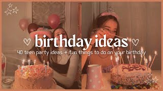 teen birthday ideas  33 party  activity ideas [upl. by Allimaj80]