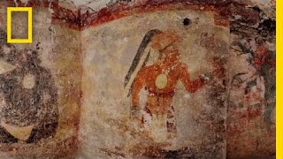 Mysterious Maya Calendar amp Mural Uncovered  National Geographic [upl. by Retsek881]