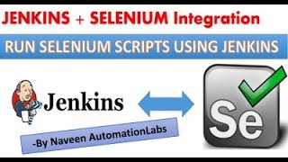 SeleniumJenkins Integration  Page Object Model POM Design With Selenium  Part 6 [upl. by Adni289]