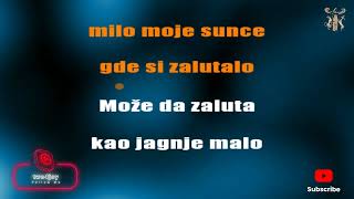 Tuzno leto  Karaoke version with lyrics [upl. by Naegem777]