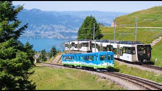 Le train à crémaillère du Rigi [upl. by Ettari358]