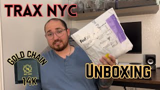 TRAX NYC GOLD CHAIN UNBOXING [upl. by Edras327]