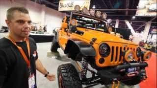 TeraFlex SEMA 2012 Day 2  Featuring Doetsch Concepts  Crush Recovery Jeep [upl. by Hilary]