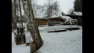 Winter im Spreewald  Zugefrorene Fließe in Lübbenau  Wotschofska  Lehde [upl. by Teeniv]