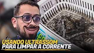 USANDO ULTRASSOM PARA LIMPAR A CORRENTE  PEDALOKOS [upl. by Kcirrem]