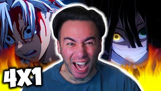 DEMON SLAYER  SEASON 4 EPISODE 1 REACTION [upl. by Ahsaercal]