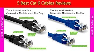 Cat 6 Cables Top 5 Best Cat 6 Cables [upl. by Suivatal]