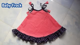 কম কাপড়ে গরমের জামার ডিজাইন  Baby Frock Cutting And Stitching Easy Method [upl. by Zenas577]