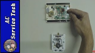 Replacement of 2 Thermostats with 1 New One Detailed Heat and AC Tstat Wiring Installation [upl. by Renaldo]