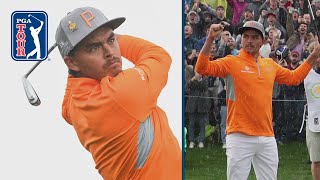 Every shot from Rickie Fowler’s win at WM Phoenix Open  2019 [upl. by Suoivatnom]