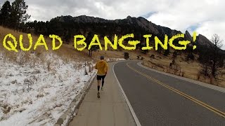 Sage Canaday 8x800m Hill Repeat Workout  from Boston Marathon Training cycle and downhill running [upl. by Rather]