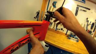 How to Build a Bike  Part 3 of 12 Headset Fork Sizing amp Fork Cutting [upl. by Anilev]