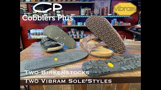 Birkenstock Arizona resole with Vibram Skull and Vibram Sierra [upl. by Atirehc]