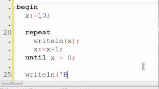 Free Pascal Program Tutorial 8  Repeat Until Loop  Lazarus [upl. by Kovacev]