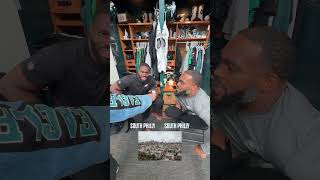 Eagles Defense Tries the Say the Same Word Challenge shorts [upl. by Nitsruk158]