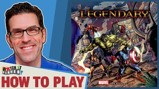 Legendary Marvel Deck Builder  How To Play [upl. by Inajar]