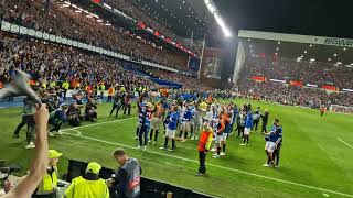 John Lundstram is the best on Earth Post match atmosphere from Rangers v Leipzig [upl. by Ollehcram959]