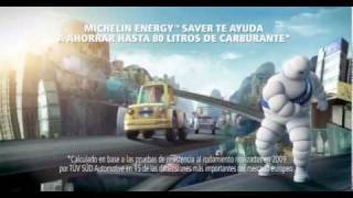 Anuncio Spot Michelín Energy Saver Malvado surtidor de gasolina [upl. by Dur]