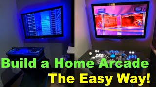 Easy Home Arcade Pedestal Build  Raspberry Pi Pandoras Box 6000 Games [upl. by Monti259]