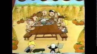 Met Life Peanuts Thanksgiving Commercial 1988 [upl. by Rihaz611]