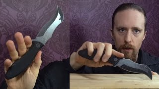 Review Cima C896 Recurve Hawkbill Knife [upl. by Bibi451]