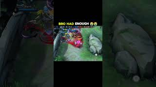 Bro tried to escape 😭🤣🥺 mlbb mobilelegends mlmemes thezxcult mlbbmemes mlbbindonesia shorts [upl. by Tisbee359]